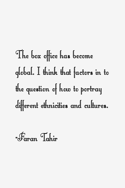 Faran Tahir Quotes