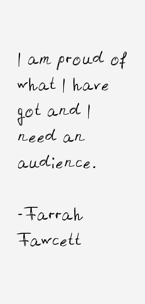 Farrah Fawcett Quotes
