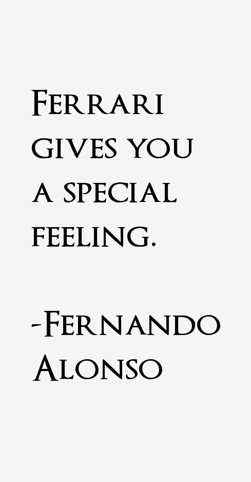 Fernando Alonso Quotes