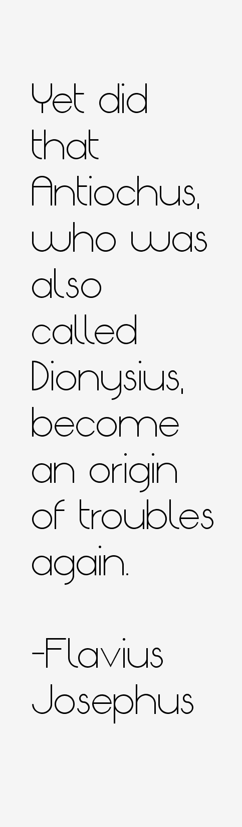 Flavius Josephus Quotes