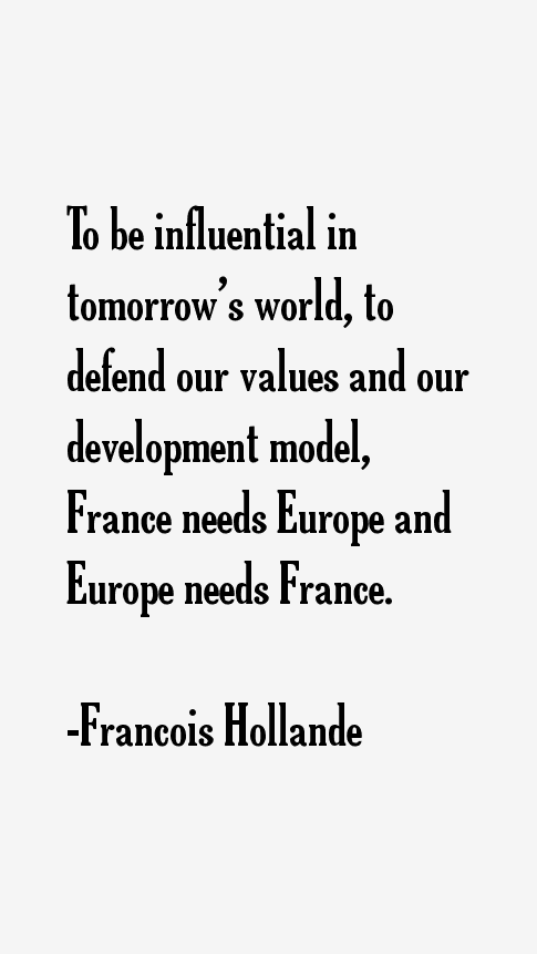 Francois Hollande Quotes
