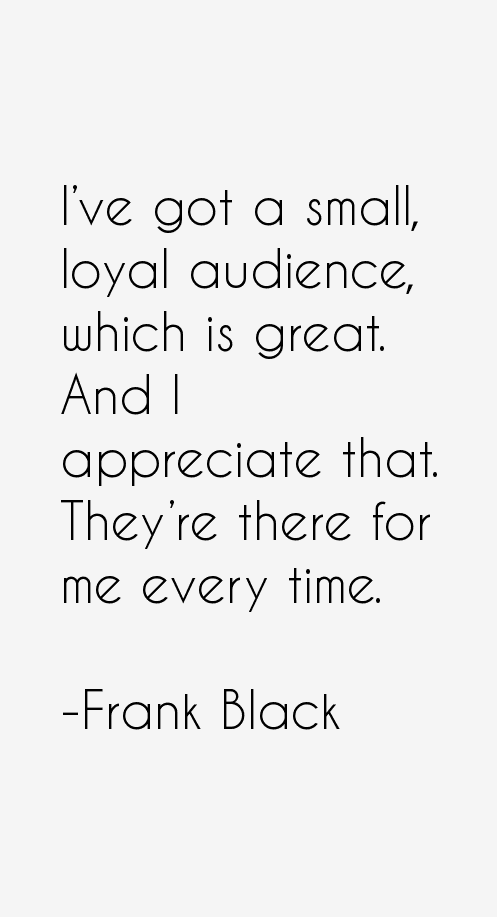 Frank Black Quotes