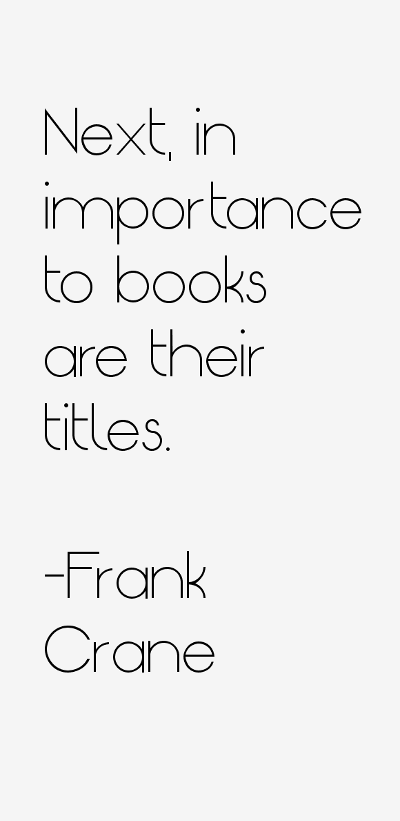 Frank Crane Quotes