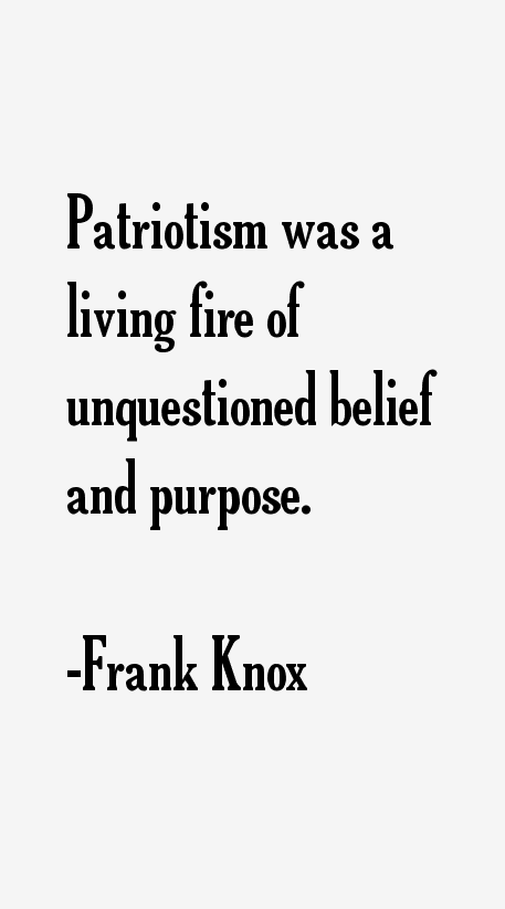 Frank Knox Quotes