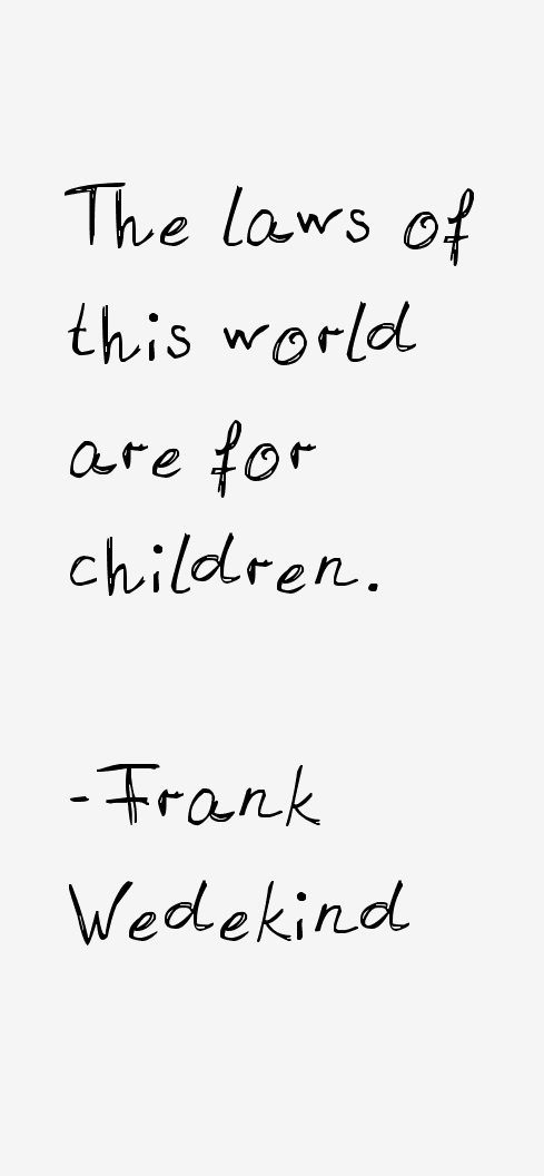Frank Wedekind Quotes