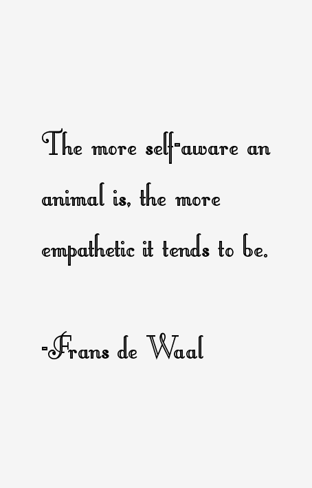Frans de Waal Quotes