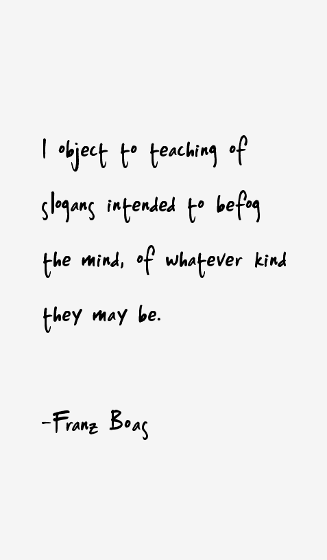 Franz Boas Quotes