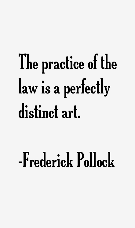 Frederick Pollock Quotes