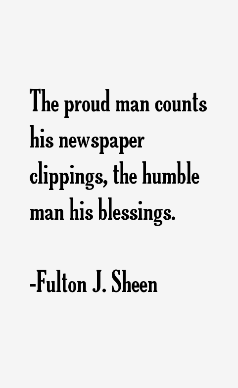 Fulton J. Sheen Quotes