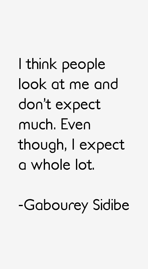 Gabourey Sidibe Quotes