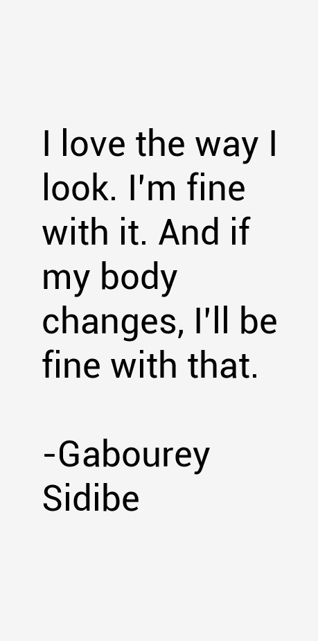 Gabourey Sidibe Quotes
