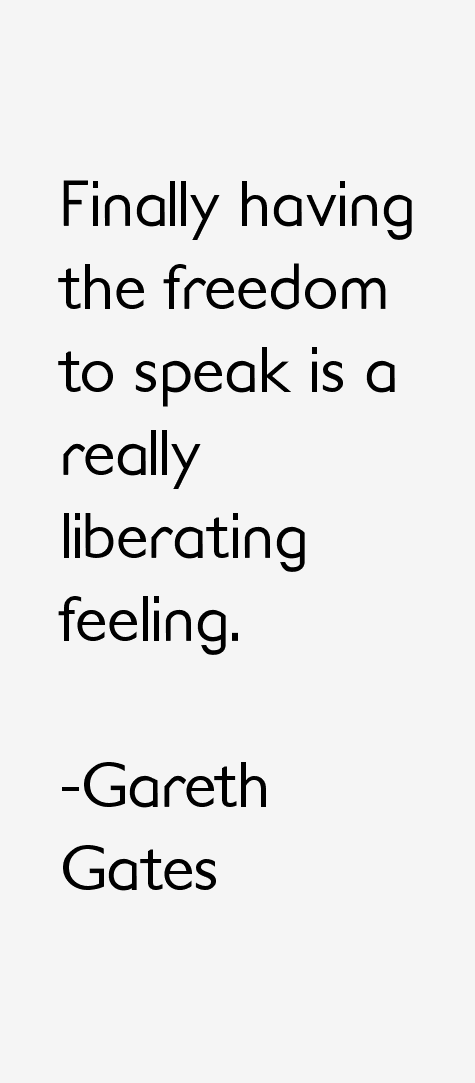 Gareth Gates Quotes