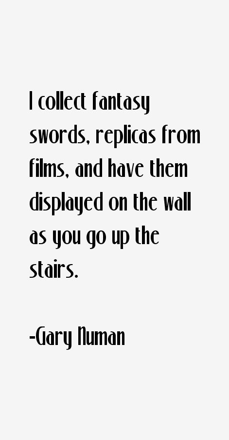 Gary Numan Quotes
