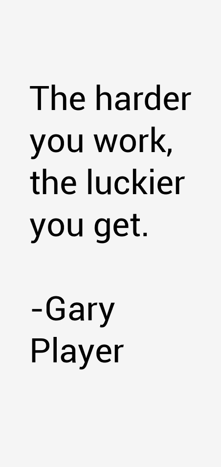 Gary Player Quotes