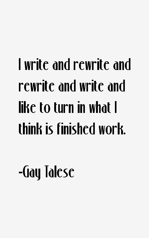 Gay Talese Quotes
