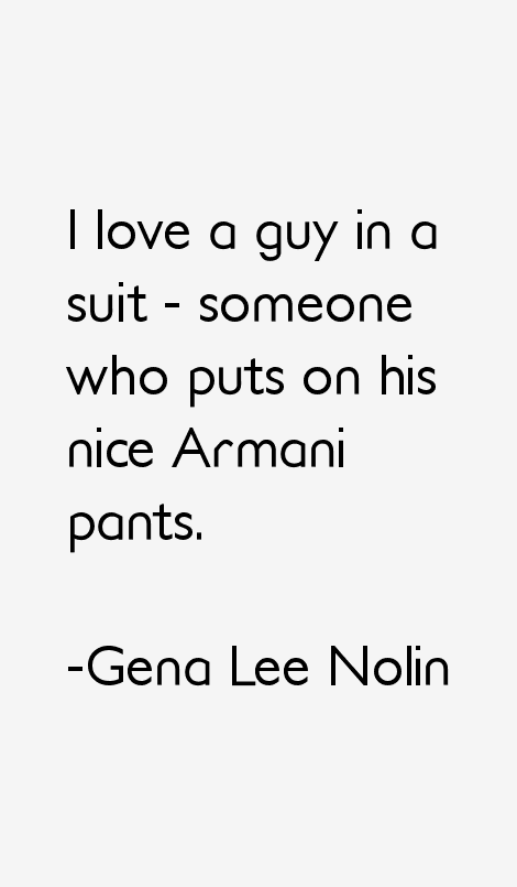 Gena Lee Nolin Quotes