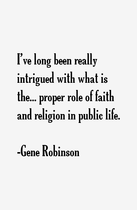 Gene Robinson Quotes