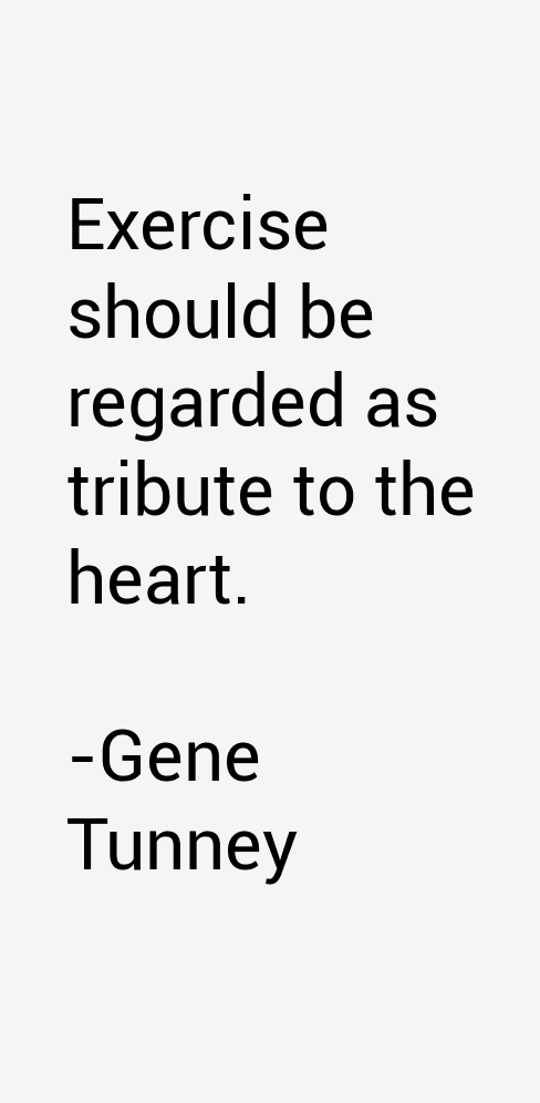 Gene Tunney Quotes