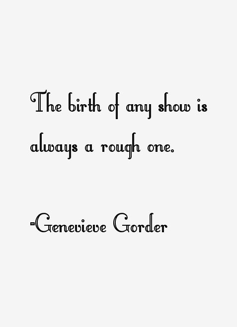 Genevieve Gorder Quotes