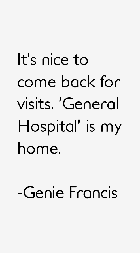 Genie Francis Quotes