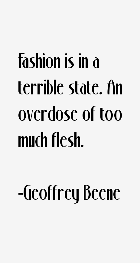Geoffrey Beene Quotes