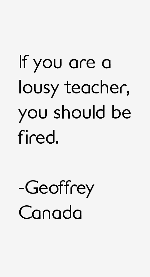 Geoffrey Canada Quotes