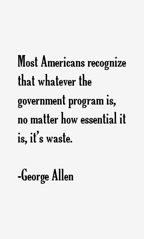 George Allen Quotes