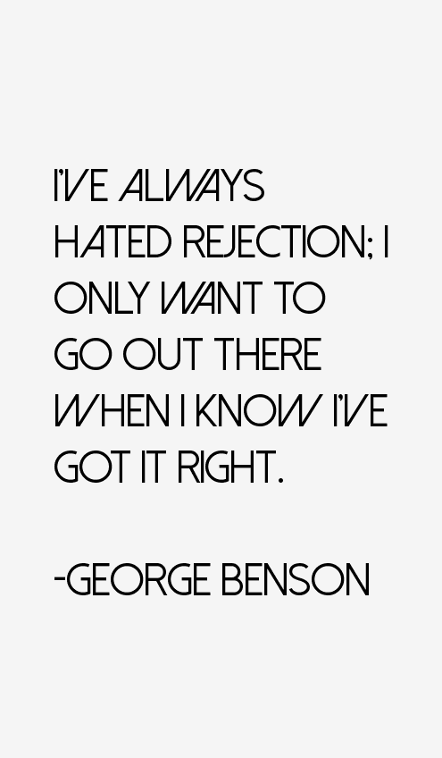 George Benson Quotes