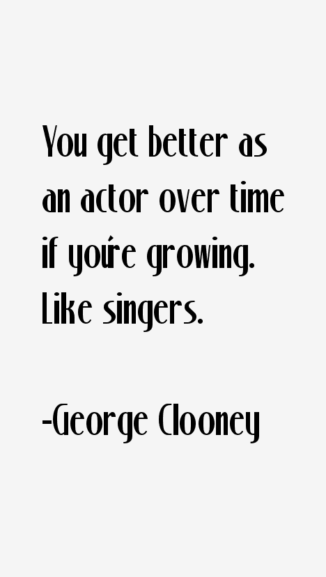 George Clooney Quotes