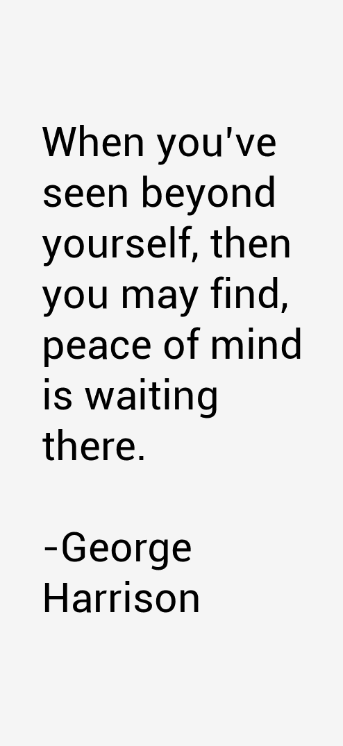 George Harrison Quotes