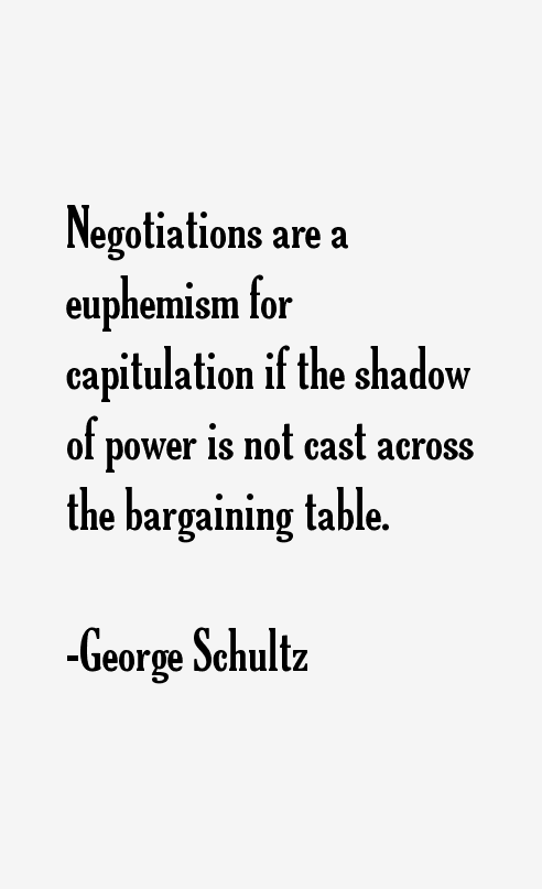 George Schultz Quotes