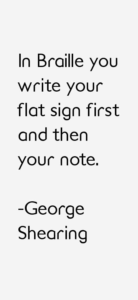 George Shearing Quotes