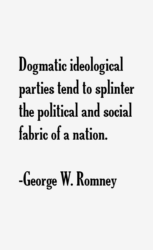 George W. Romney Quotes