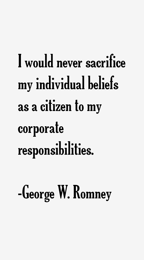 George W. Romney Quotes