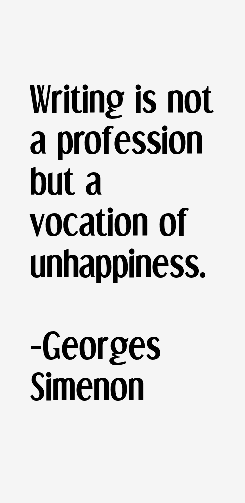 Georges Simenon Quotes