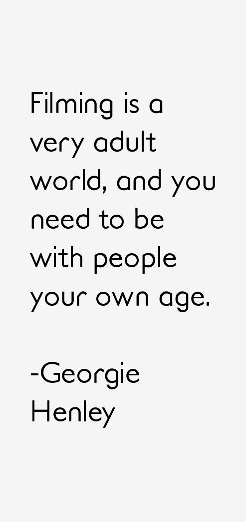 Georgie Henley Quotes
