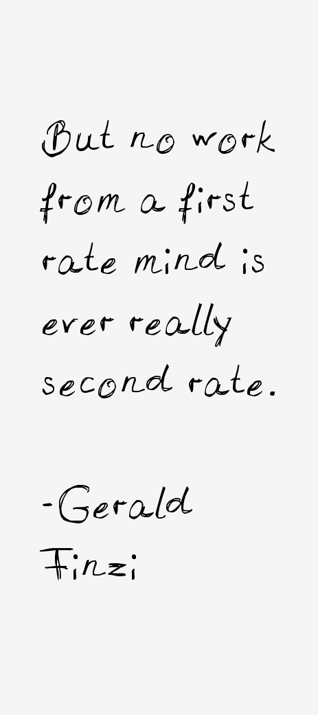 Gerald Finzi Quotes