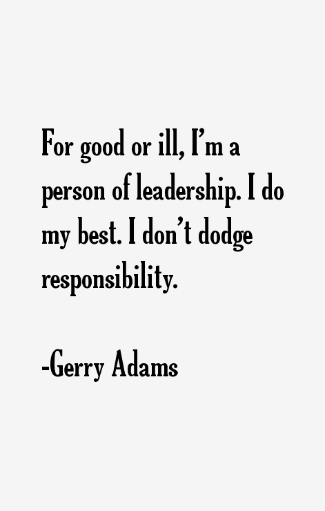 Gerry Adams Quotes