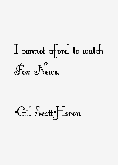 Gil Scott-Heron Quotes