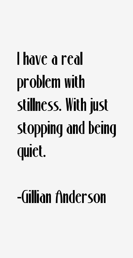 Gillian Anderson Quotes
