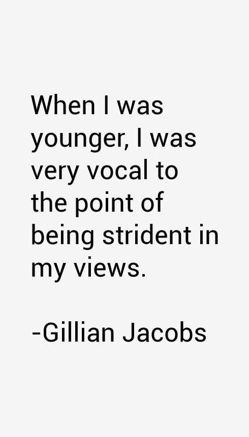 Gillian Jacobs Quotes