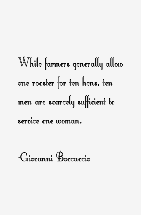 Giovanni Boccaccio Quotes