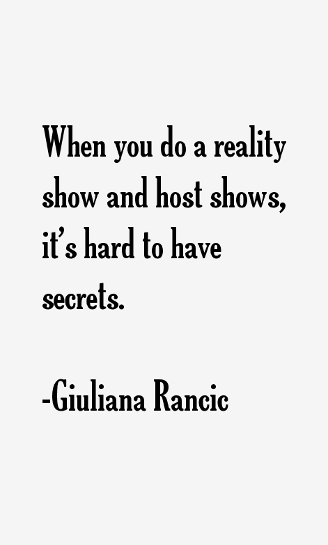 Giuliana Rancic Quotes