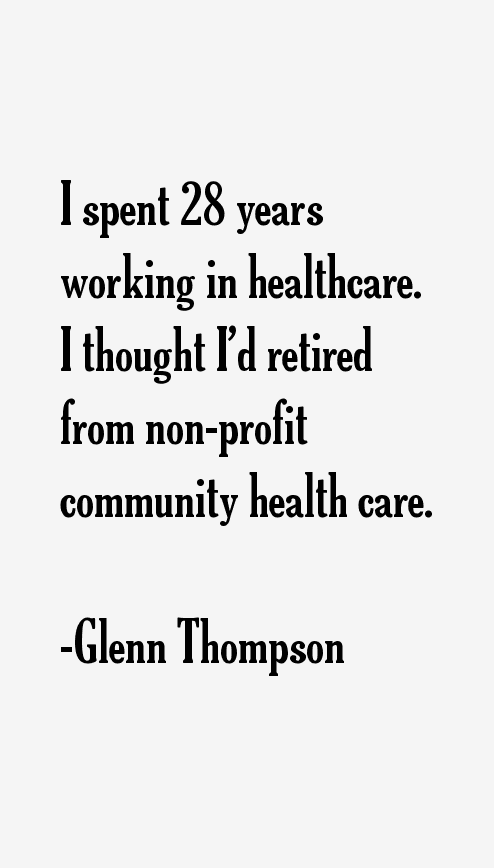 Glenn Thompson Quotes