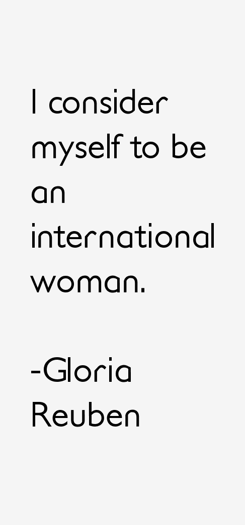 Gloria Reuben Quotes