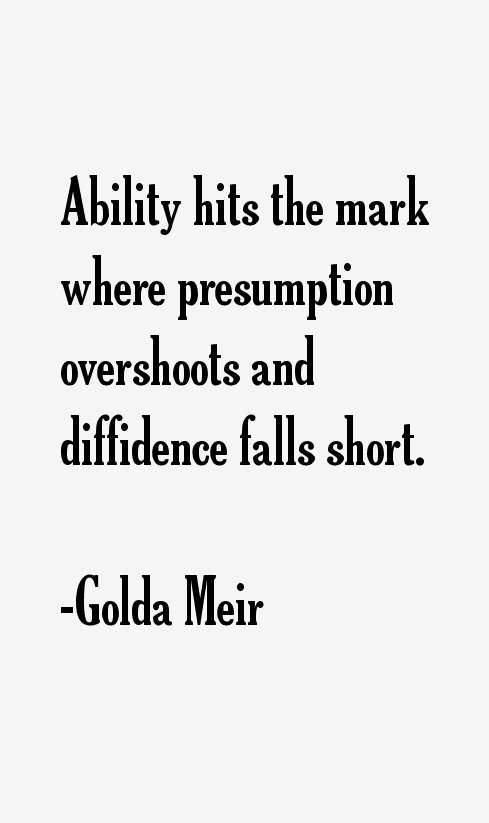 Golda Meir Quotes