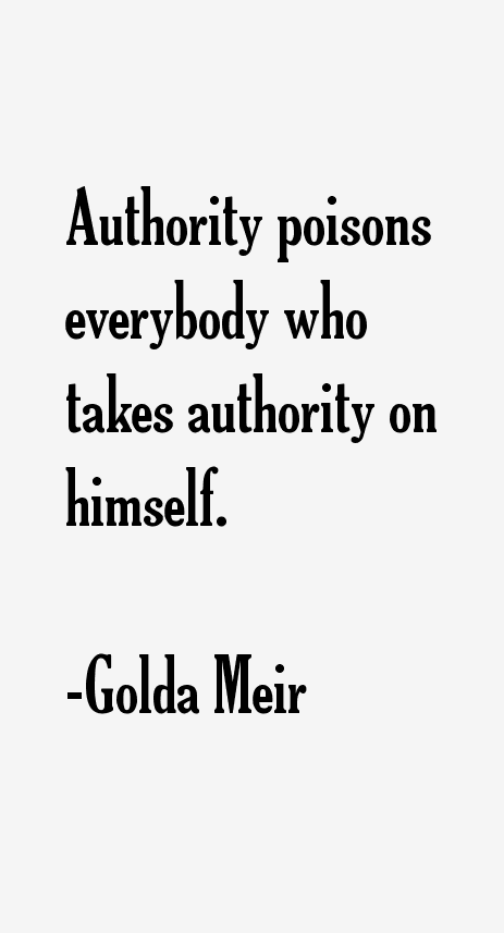 Golda Meir Quotes