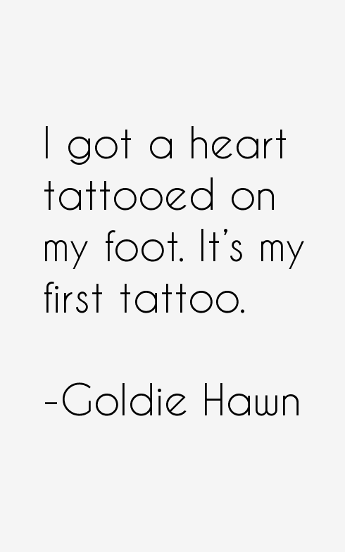 Goldie Hawn Quotes