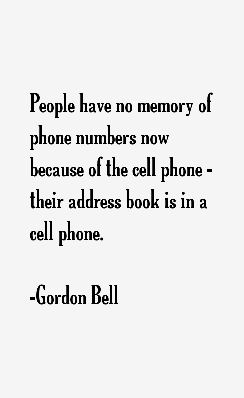 Gordon Bell Quotes