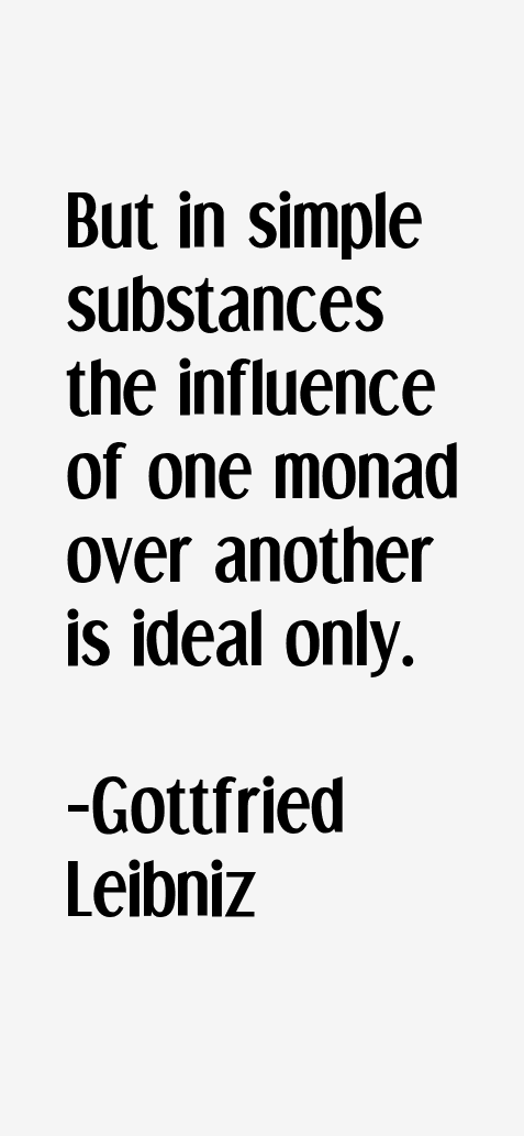 Gottfried Leibniz Quotes